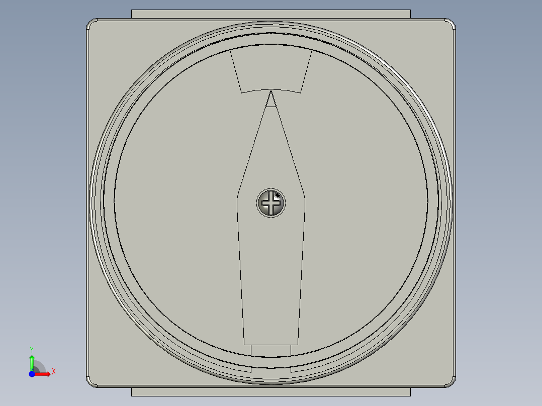 转换开关LW42B32-1016前视图