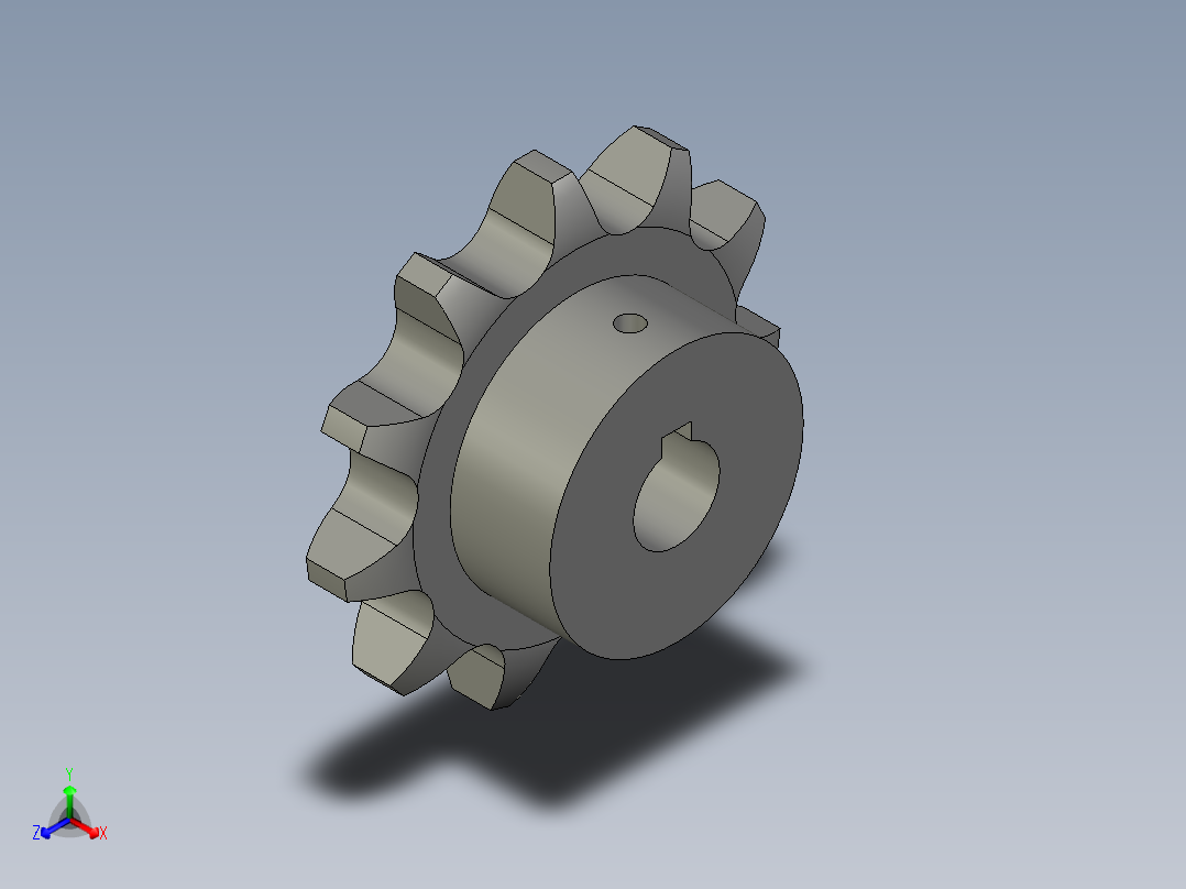 60B-惰轮正等轴测图