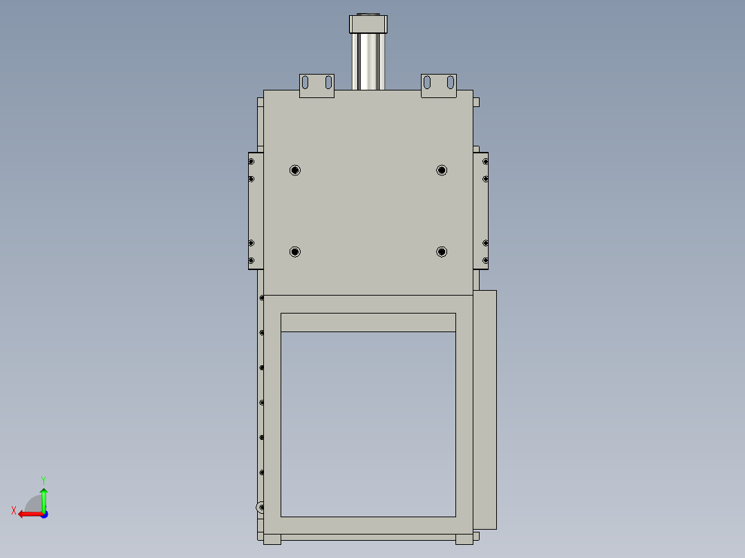 升降部份后视图