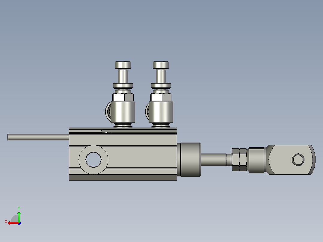 气缸MPGH12X10S(0)+(DS1-H-2)后视图