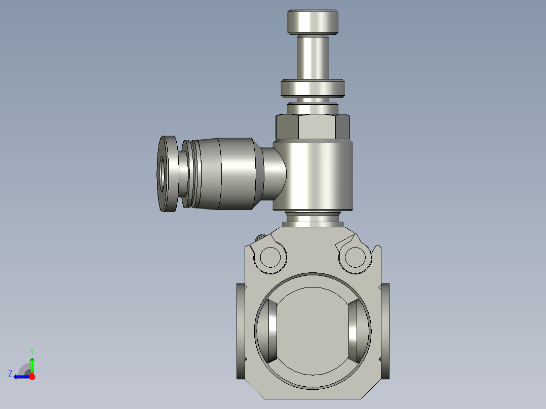 气缸MPGH12X10S(0)+(DS1-H-2)右视图