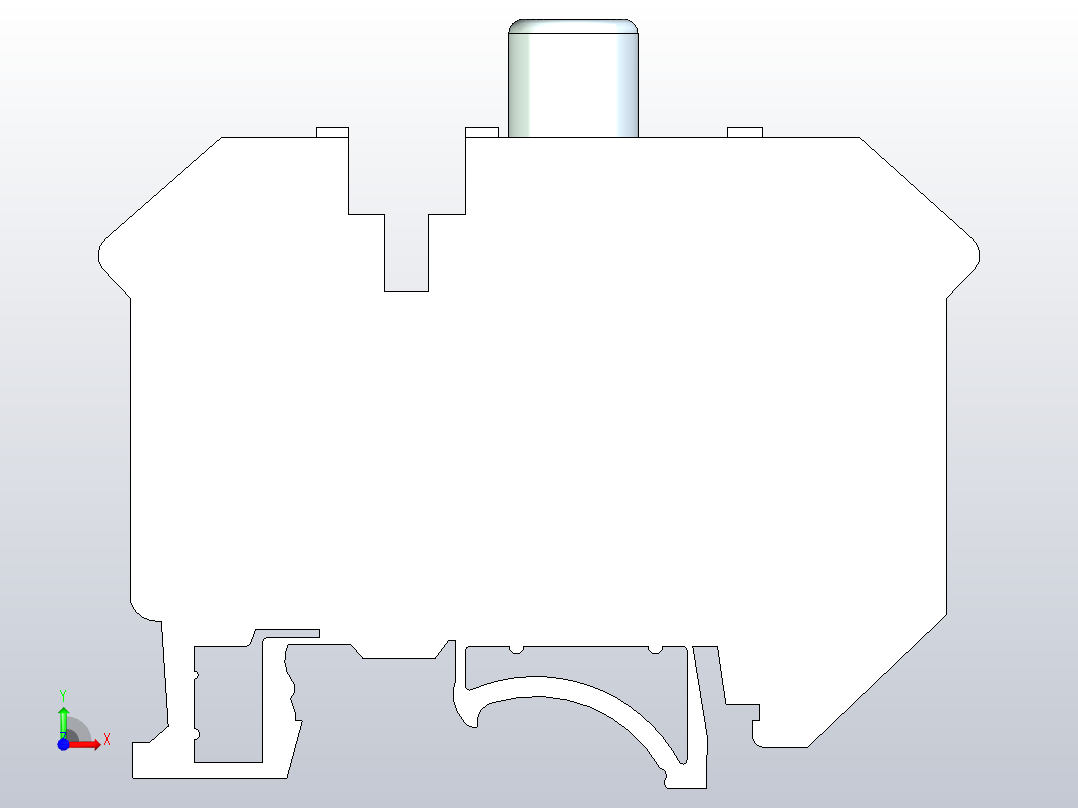 JCUK-10RD接线端子三维模型202104前视图