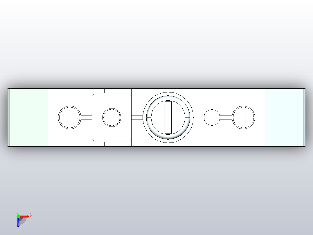 JCUK-10RD接线端子三维模型202104俯视图