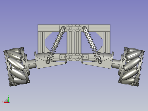 机器人减震底盘后视缩略图