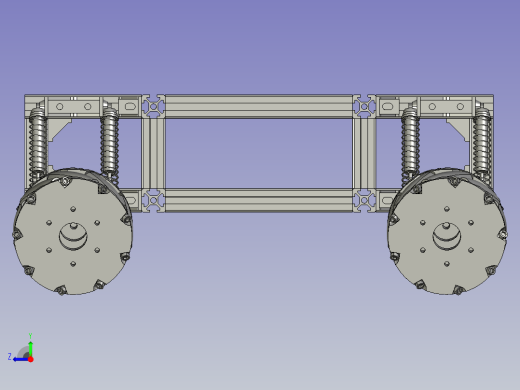 机器人减震底盘右视缩略图