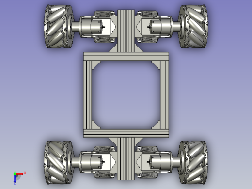 机器人减震底盘俯视缩略图