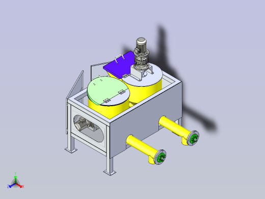 一款自动喂料机3D图纸