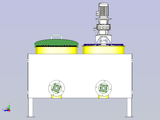 一款自动喂料机3D图纸右视缩略图