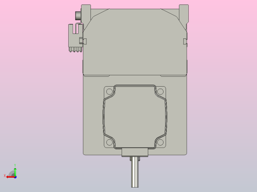SYS12-600-BM-200W滚珠花健、支撑座、滚珠丝杠、交叉导轨、直线模组.STEP后视缩略图
