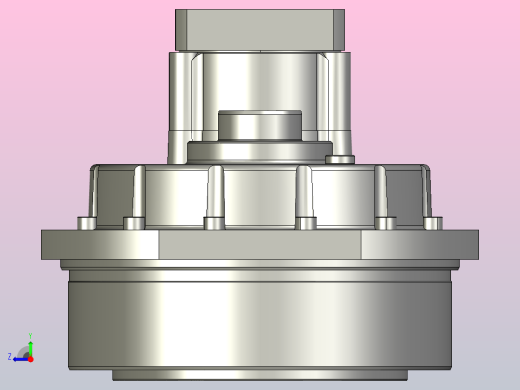 RV减速器常规产品外形图ZD-27CBX-   -RCA-A-S-19k6-7090M6-3001右视缩略图