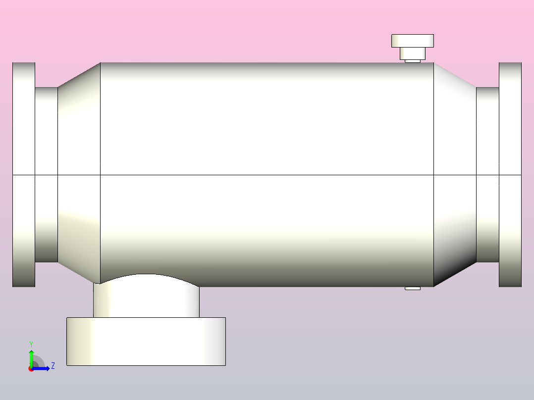 ZPG-Ⅰ自动排污过滤器[ZPG-L-350]左视图