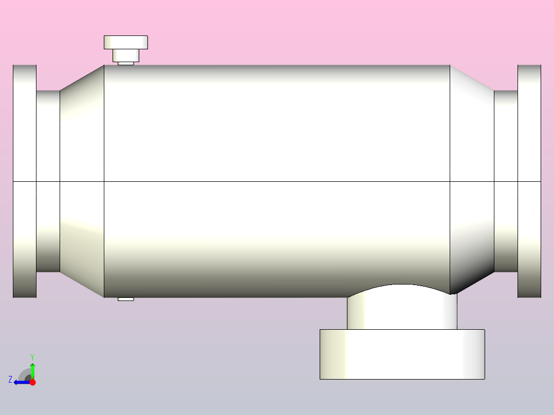 ZPG-Ⅰ自动排污过滤器[ZPG-L-350]右视图