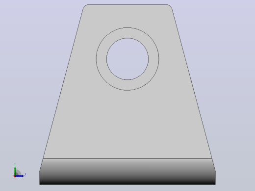 气缸附件CG-025-24A左视缩略图