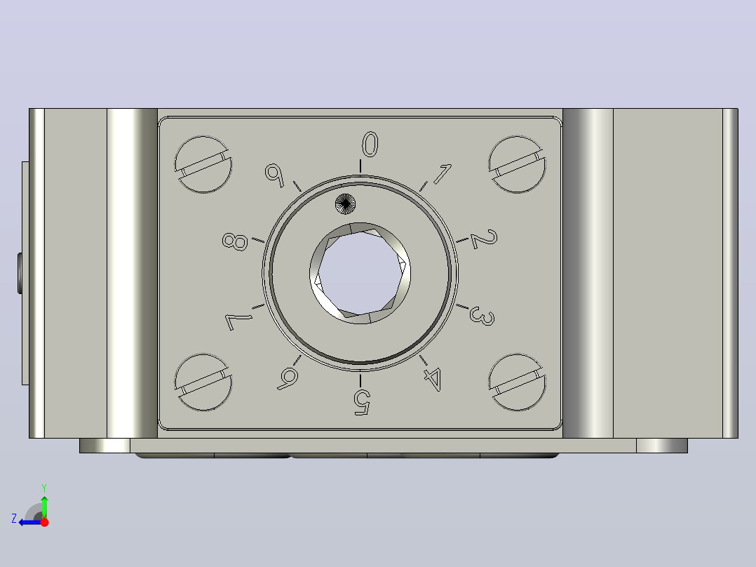 Z2FS叠加式双单向节流阀[Z2FS10-20]右视图