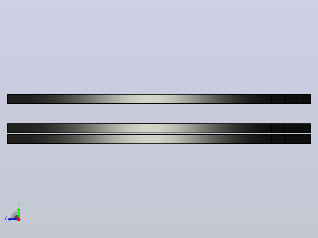 ZWGD-SS881-K325-TA45-R1000-N1-C1转弯轨道右视图