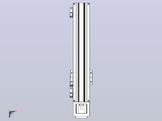 线性模块铝制底座TPA-KNR-86E-1610C-L350A1-M-P40-N3俯视缩略图
