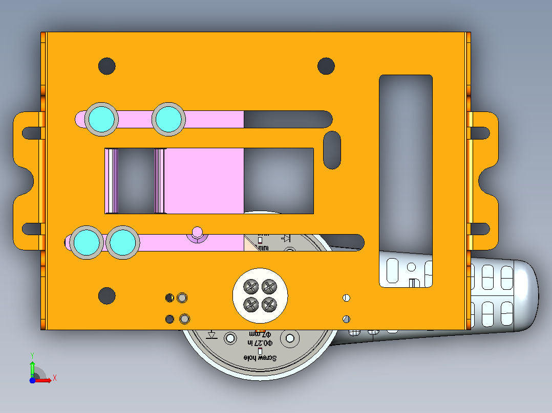 CRH23-M8NHV电气元器件前视图