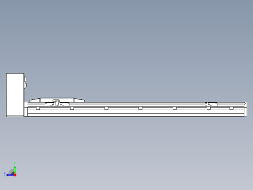 机器人皮带驱动直线轴TPA-GCB-150-P80-L650-RU-M75-N3右视缩略图