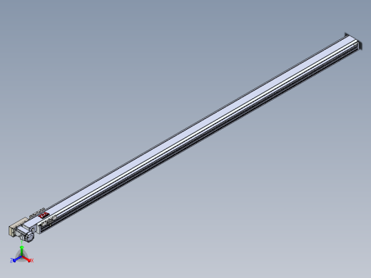 皮带直线轴半封闭可选导轨TPA-HNB-120D-110-L2700-ML-C-P40-N3主视缩略图