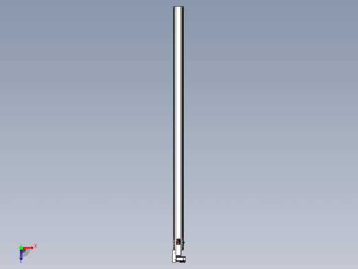 皮带直线轴半封闭可选导轨TPA-HNB-120D-110-L2700-ML-C-P40-N3俯视缩略图
