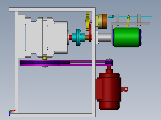红枣去核机的设计(sw+说明书+cad)俯视缩略图