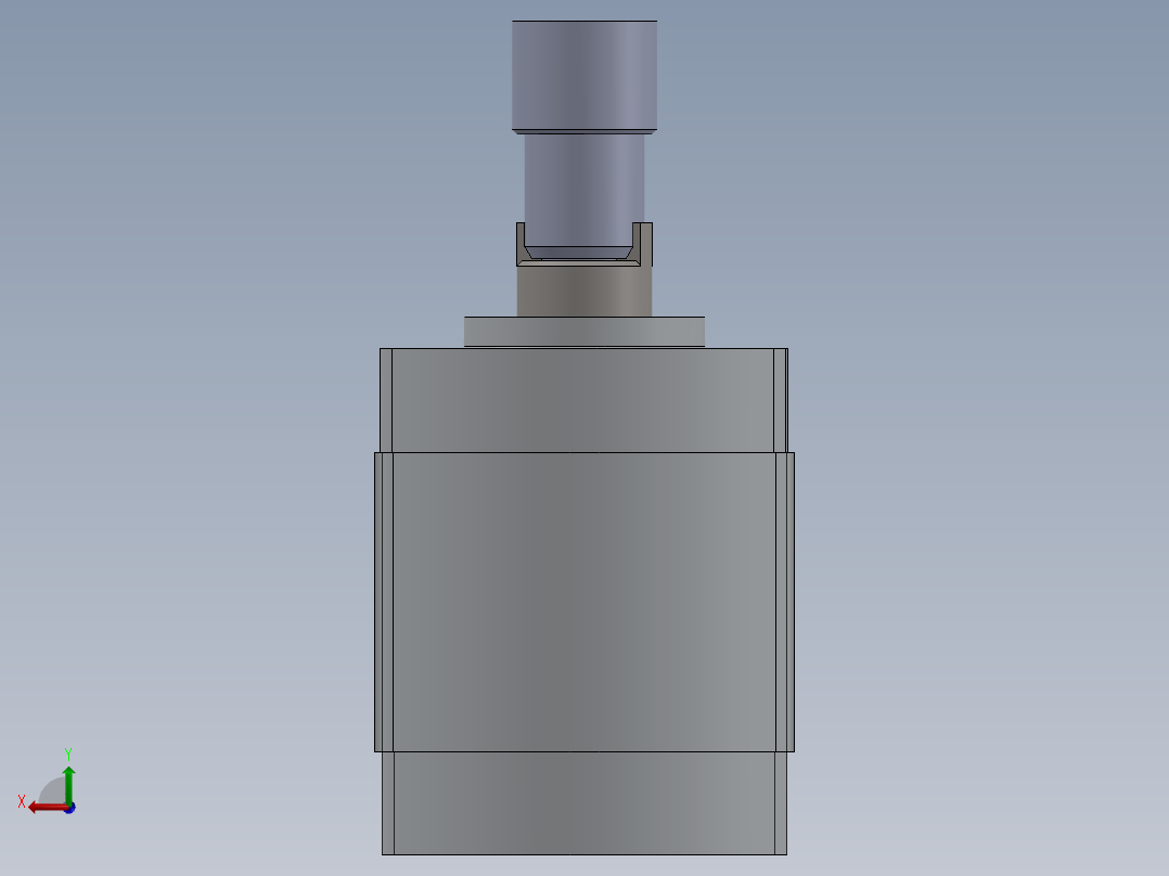 solidworks 齿轮泵零件图cad后视图