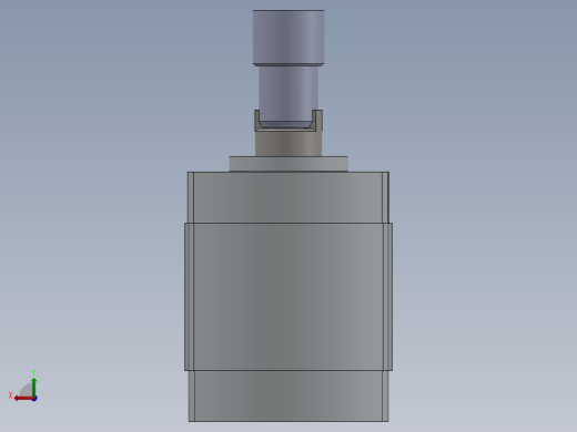 solidworks 齿轮泵零件图cad后视缩略图