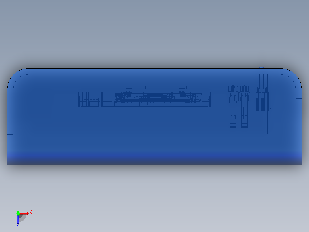 电脑主板设计俯视图
