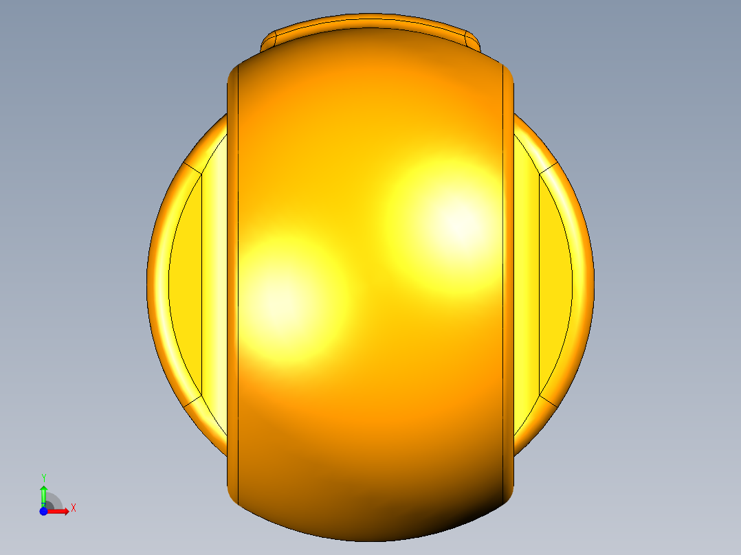 50缸头坯件前视图