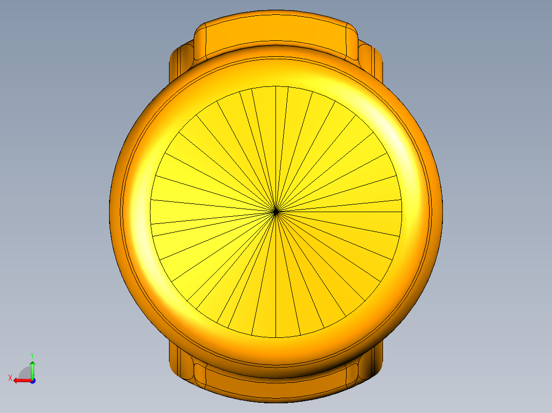 50缸头坯件后视图
