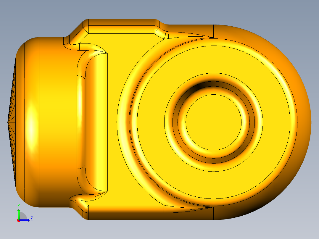 50缸头坯件左视图