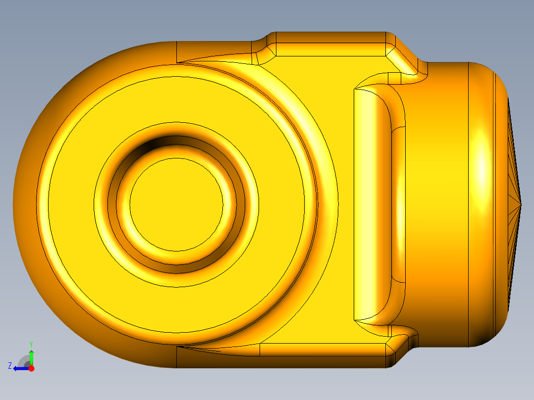 50缸头坯件右视图
