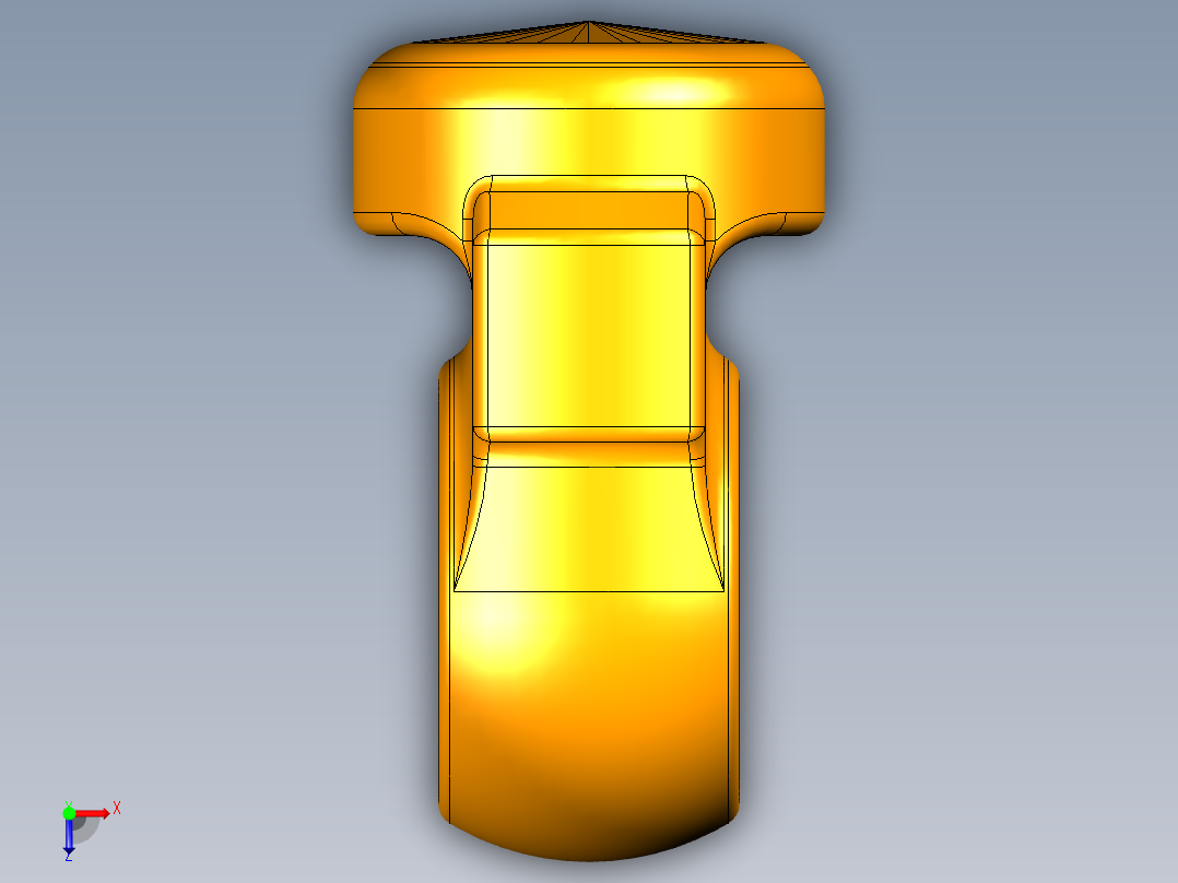 50缸头坯件俯视图