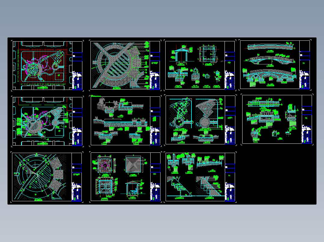 小广场全套施工图