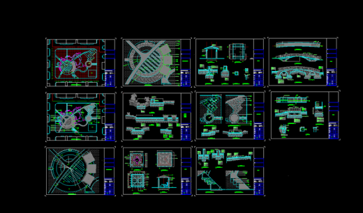 小广场全套施工图缩略图