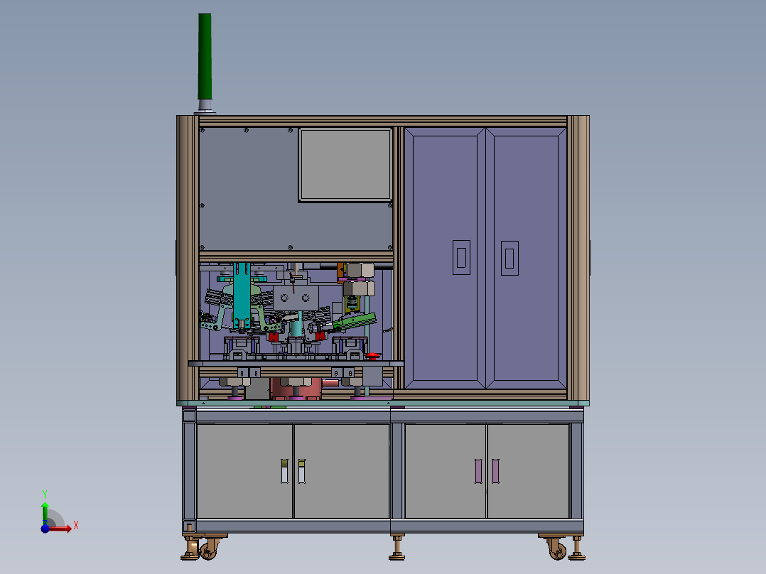 ZDH-TIEB-006 贴膜机前视图