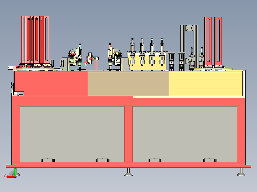 智能卡贴芯片封装机后视图