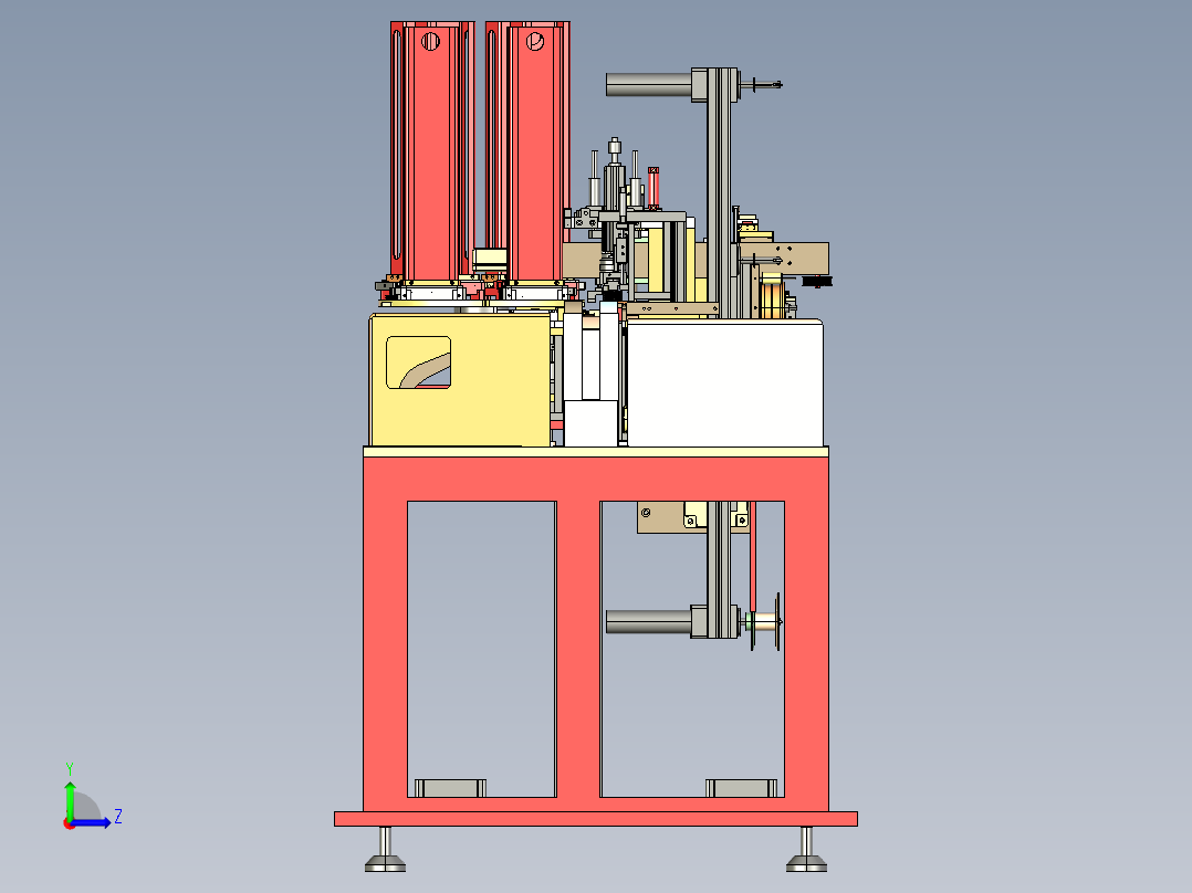 智能卡贴芯片封装机左视图