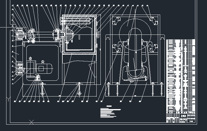 400×1500片材离心成型机【优秀含CAD图纸】