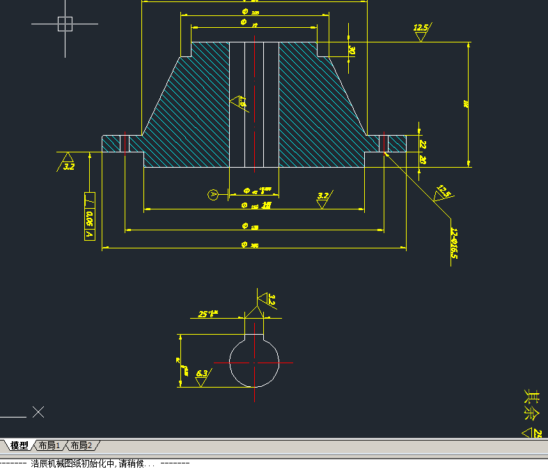 400×1500片材离心成型机【优秀含CAD图纸】