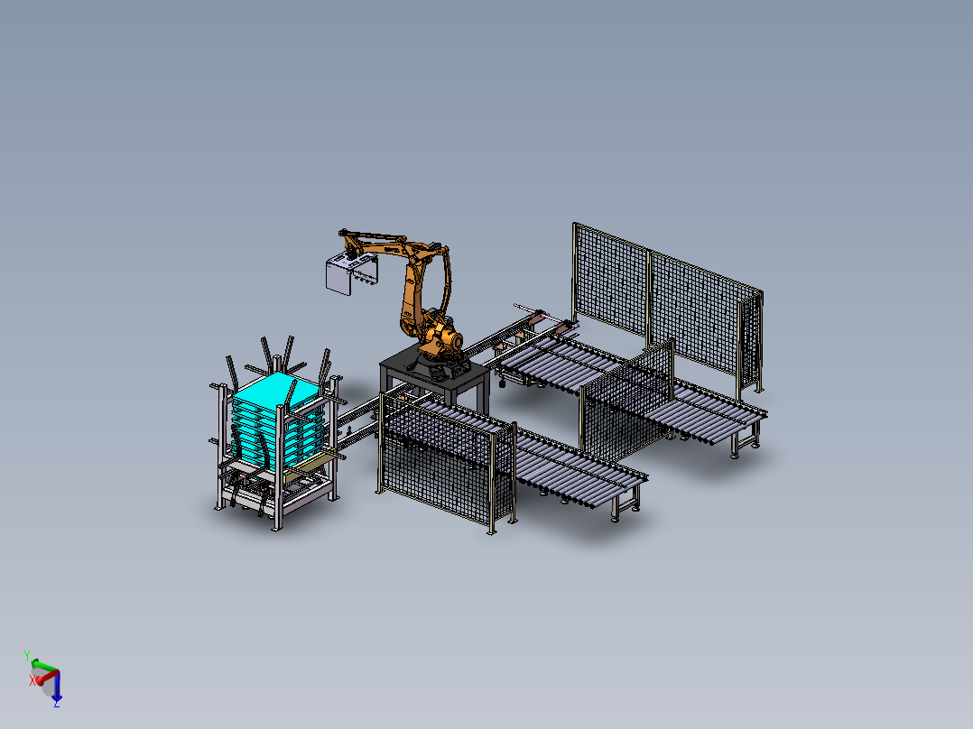 E15-机械手自动码垛上料系统