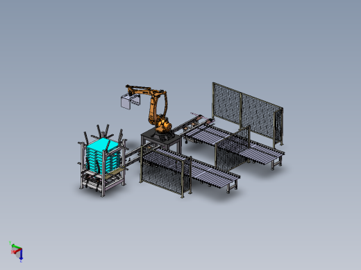 E15-机械手自动码垛上料系统