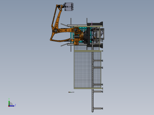 E15-机械手自动码垛上料系统左视缩略图