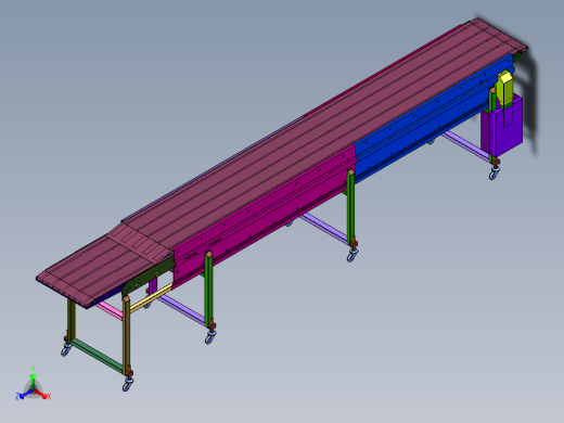 快递分拣卸货伸缩机流水线
