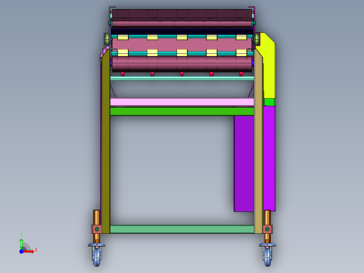 快递分拣卸货伸缩机流水线前视缩略图