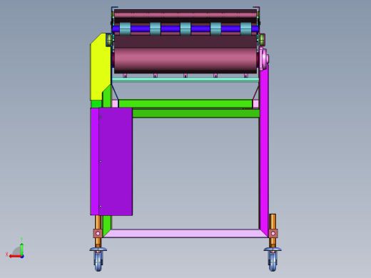 快递分拣卸货伸缩机流水线后视缩略图