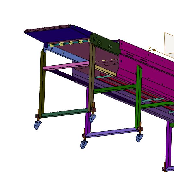 快递分拣卸货伸缩机流水线