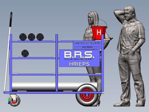 运输小拖车前视缩略图