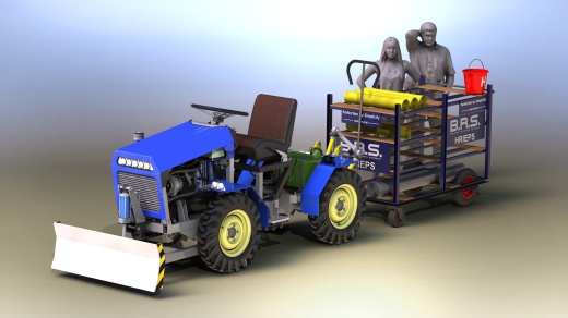 运输小拖车缩略图