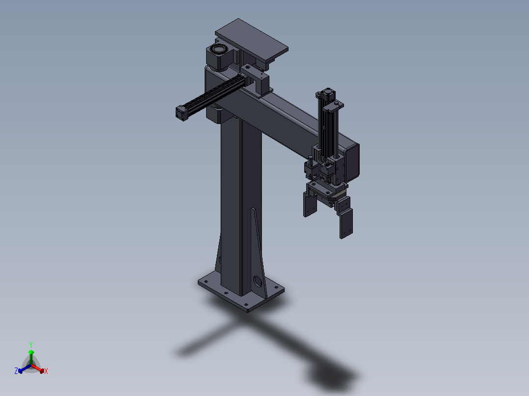 旋转机械手SW模型设计